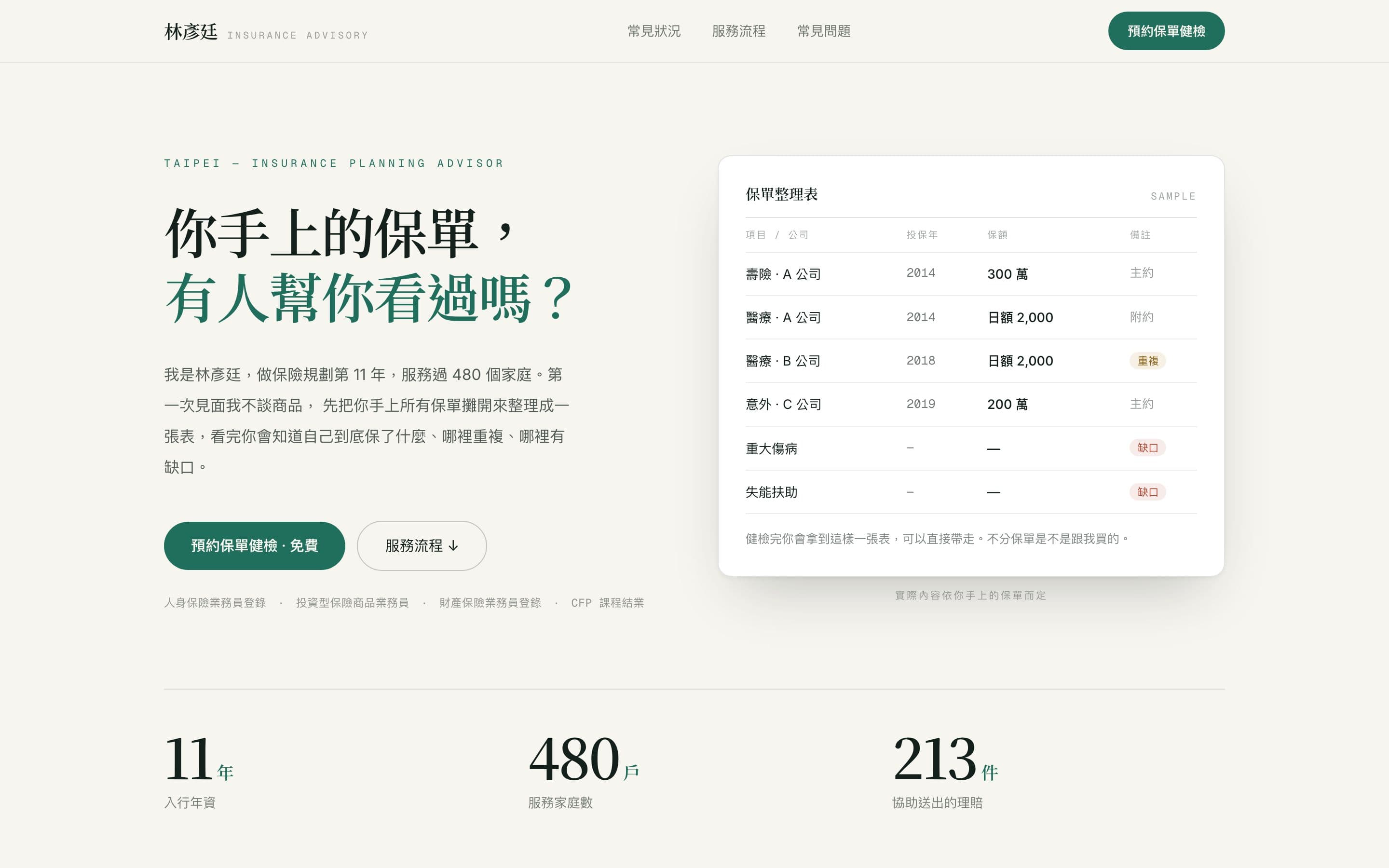 林彥廷範例網站